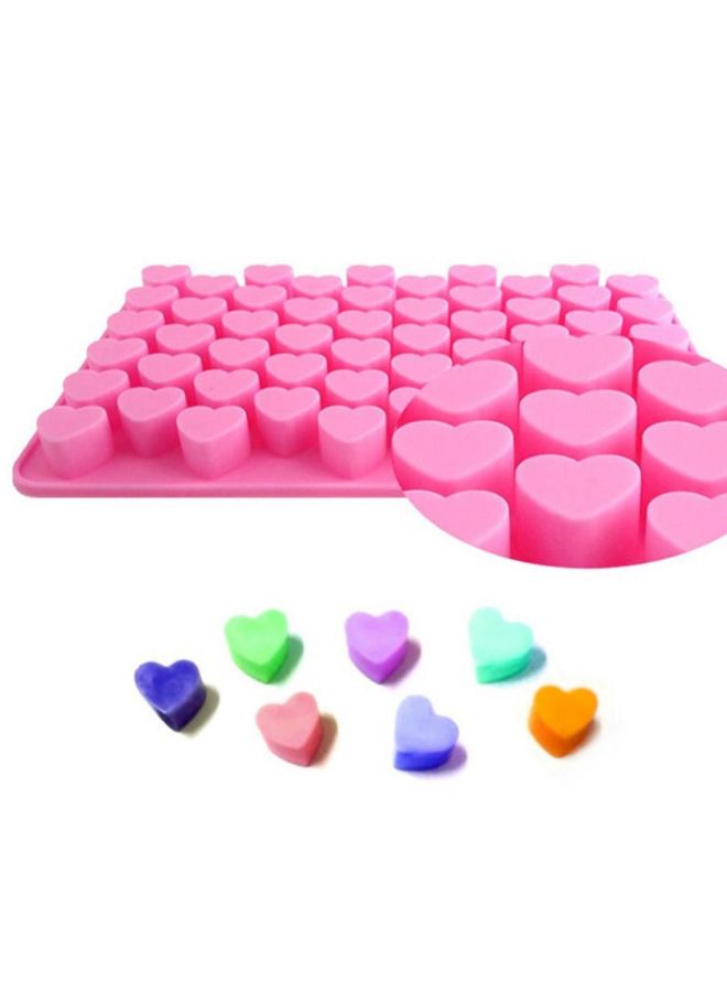 Bluelans Heart Shape Baking Mould Pink 18.5 x 11 x 1.5cm  - Image 2
