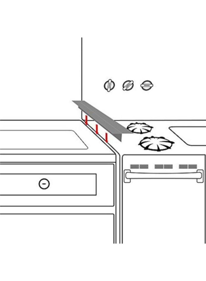 POLLEN LIFE Stove Counter Gap Cover Black  - Image 4