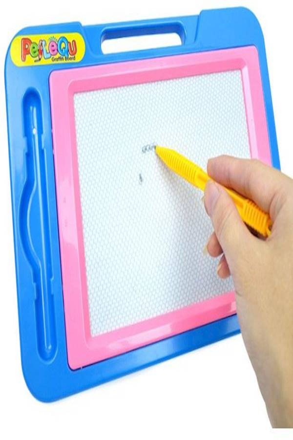 لوحة رسم مغناطيسية أزرق/وردي/أصفر - Image 4
