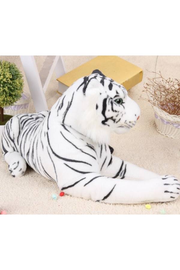 Generic - Simulation White Tiger Plush Soft Toy - Image 1