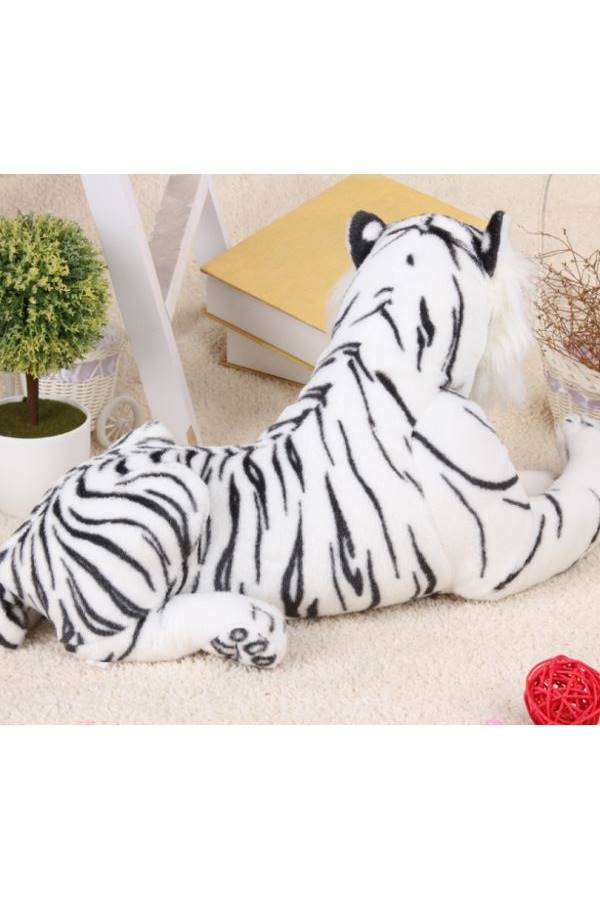 Generic - Simulation White Tiger Plush Soft Toy - Image 1
