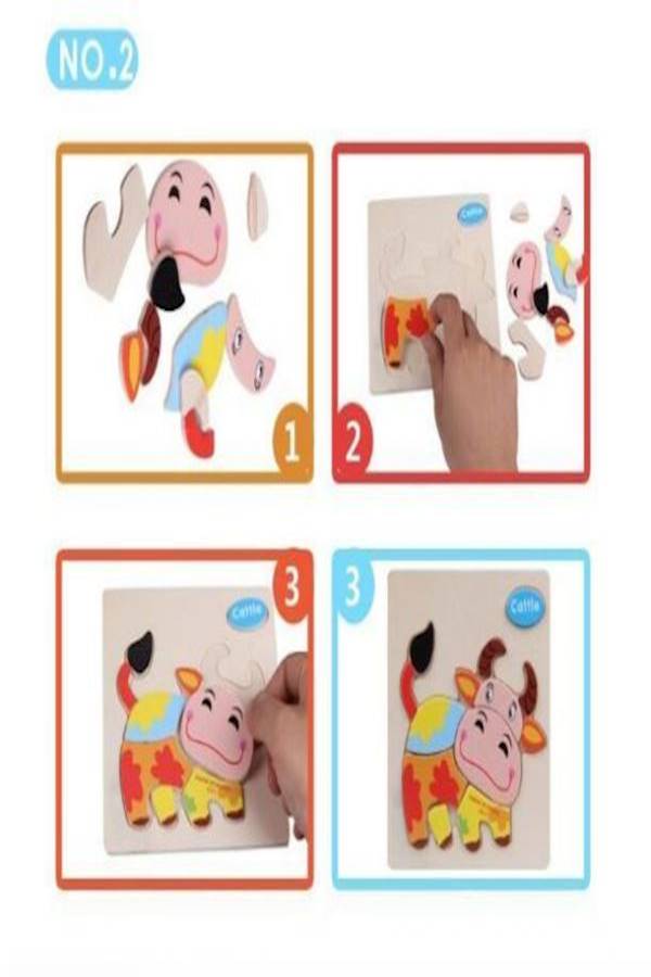 Wooden 3D Puzzle - Image 4