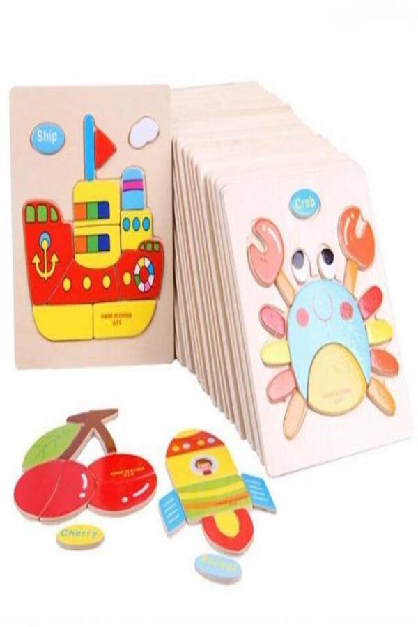 Wooden 3D Puzzle - Image 2