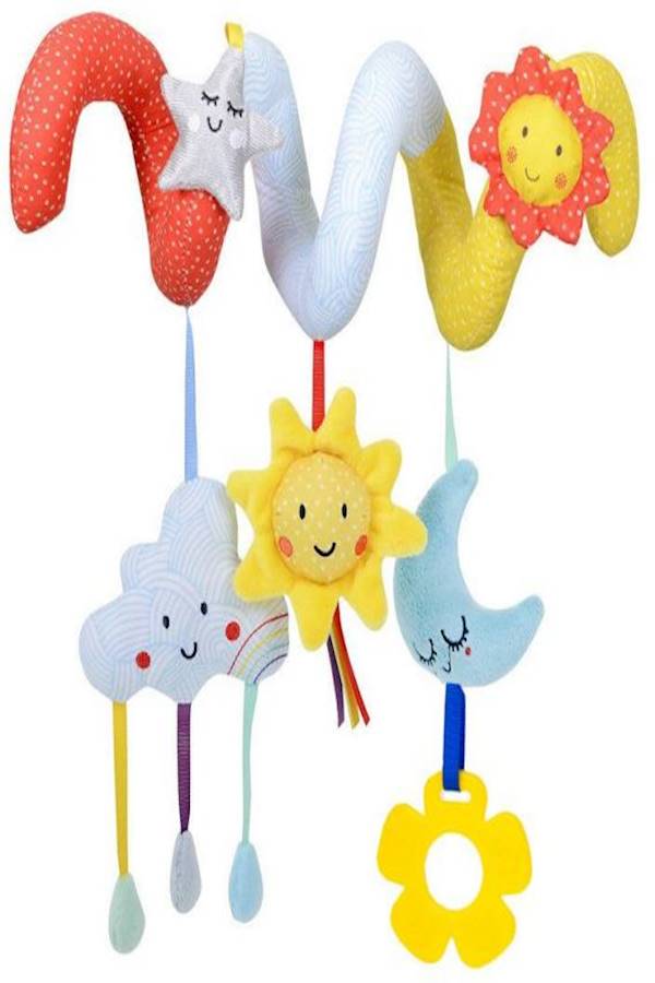 Stars Moons Clouds Sun Ring Bells Stuffed Toy  - Image 2
