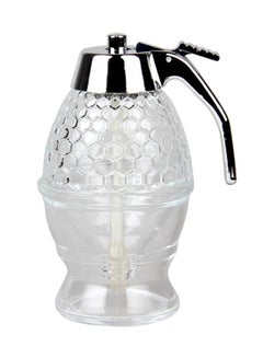 Bee Hive Acrylic Honey Syrup Dispenser Jar With Stand Clear