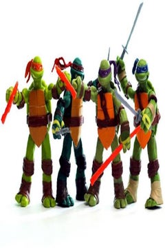 4-Piece Mutant Ninja Turtles Handmade Action Figures