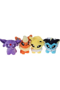4-Piece Pokemon Stuffed Toy Set 14cm