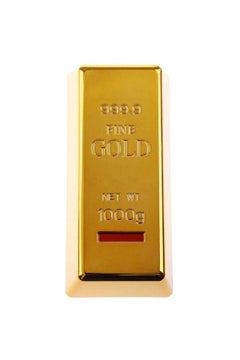 Gold Bar Themed Money Bank