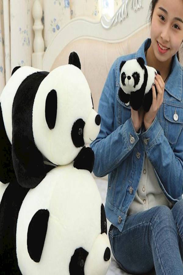 Panda Doll Simulation Giant Panda Plush Soft Toy 30cm