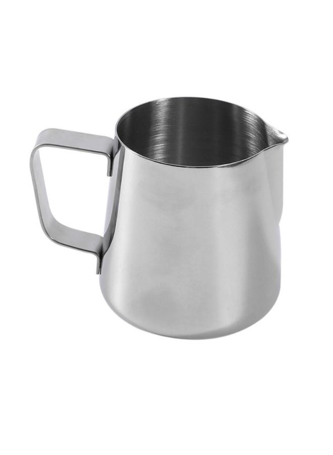 POLLEN LIFE Stainless Steel Frothing Pitcher Pull Flower Cup Silver  - Image 2