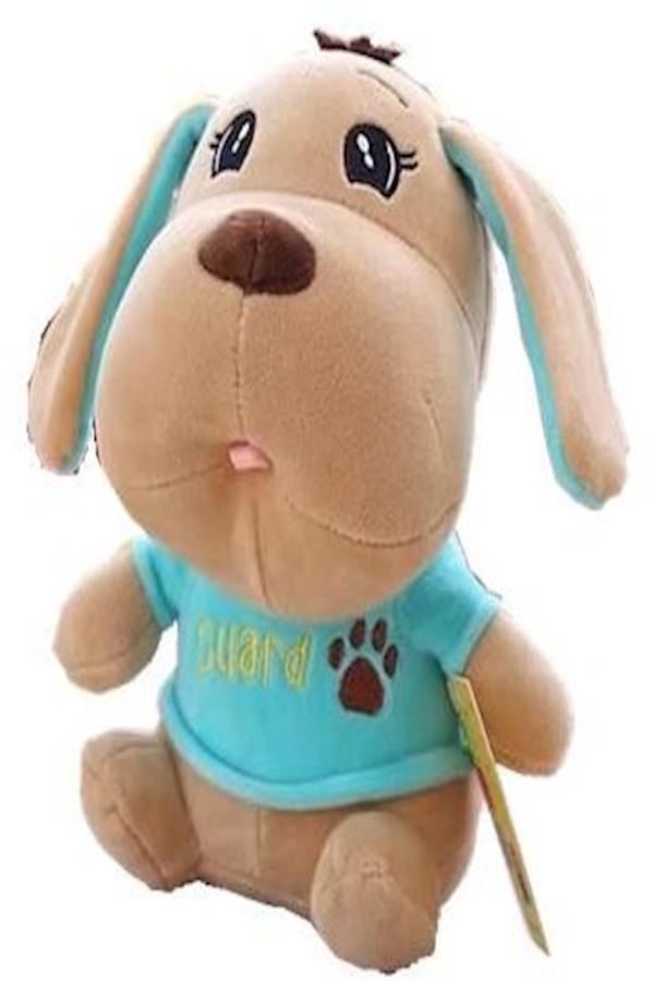 30Cm High Lovely Feather Cotton Dress Lucky Dog Stuffed Doll 30cm  - Image 1