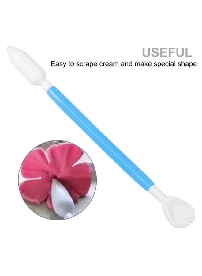 POLLEN LIFE - 8 Piece Bakery Tool Cake Knife Scraper Set Blue - Image 1