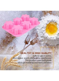 6 Slots Different Snowflakes Silicone Cake Mold Pink - v1555481444/N23417318A_7