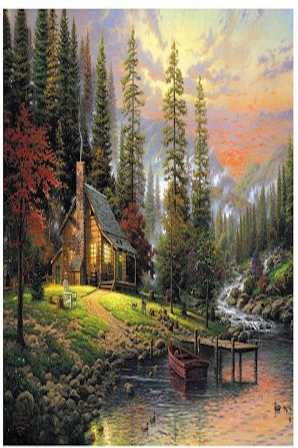 Generic 1000-Piece Jigsaw Puzzle With Night Light  - Image 1