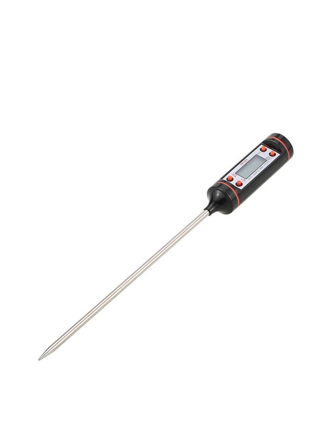POLLEN LIFE LCD Display Digital Cooking Thermometer Black/Silver - Image 1