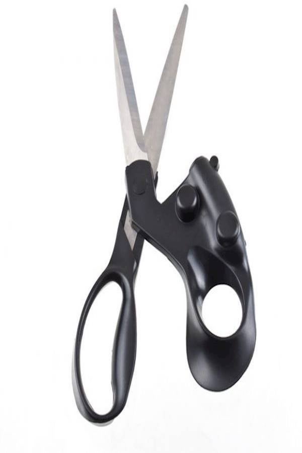 Generic Laser Guided Fabric Scissor Black 