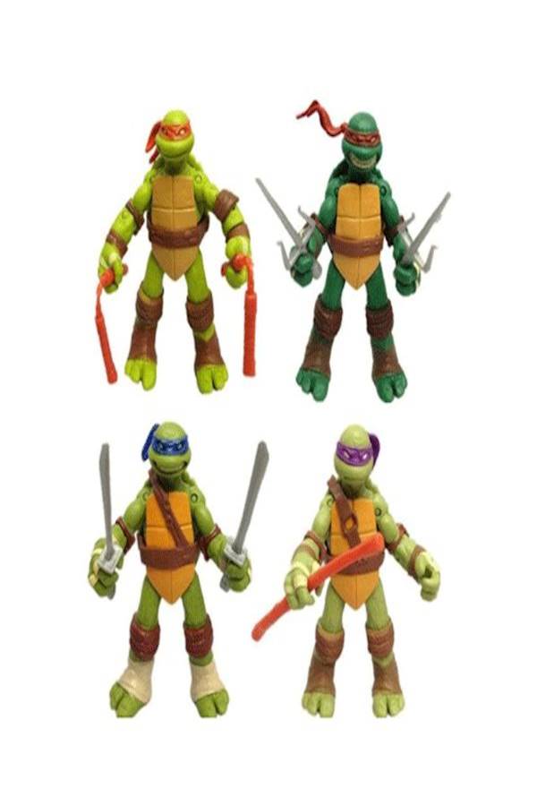 4-Piece Teenage Mutant Ninja Turtles Action Figure 6inch - Image 1