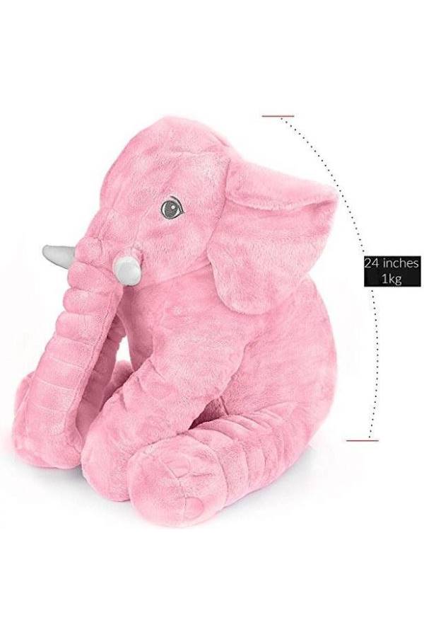 Soft Appease Elephant Plush Pillow 60cm  - Image 3