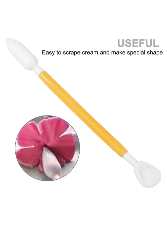 POLLEN LIFE 8 Piece Bakery Tool Cake Knife Scraper Set Yellow  - Image 4