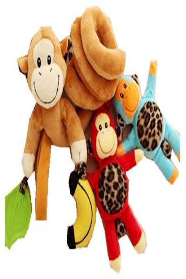 Generic - Monkey Stuffed Soft Toy Set - Image 1