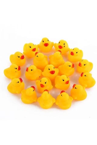 20-Piece Soft Floating Swimming Duck Water Toys - v1555481549/N23930680A_1