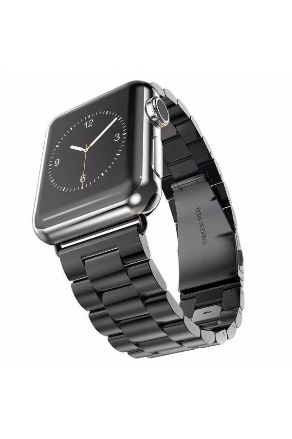Stainless Steel Watch Band For Iwatch Black - Image 4