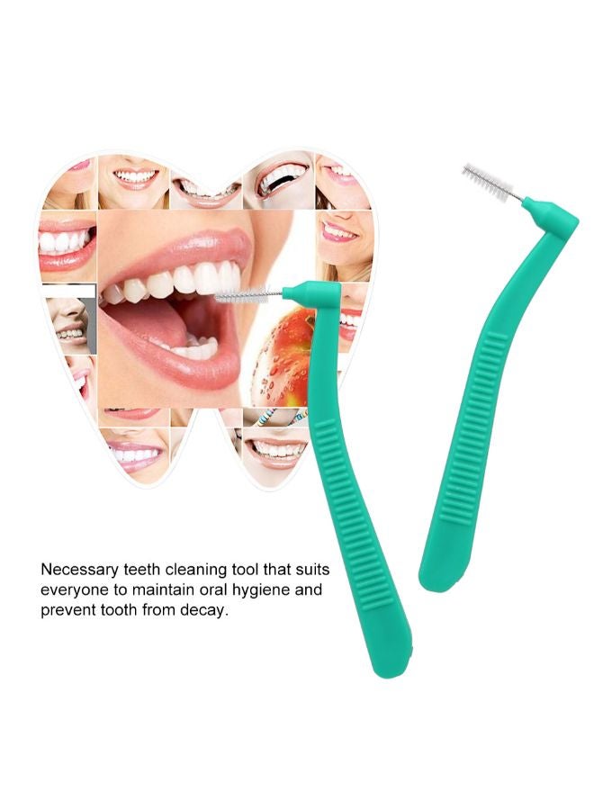 مجموعة أدوات لتنظيف مابين الأسنان مكونة من 15 قطعة أخضر 0.053كيلوجرام - Image 2