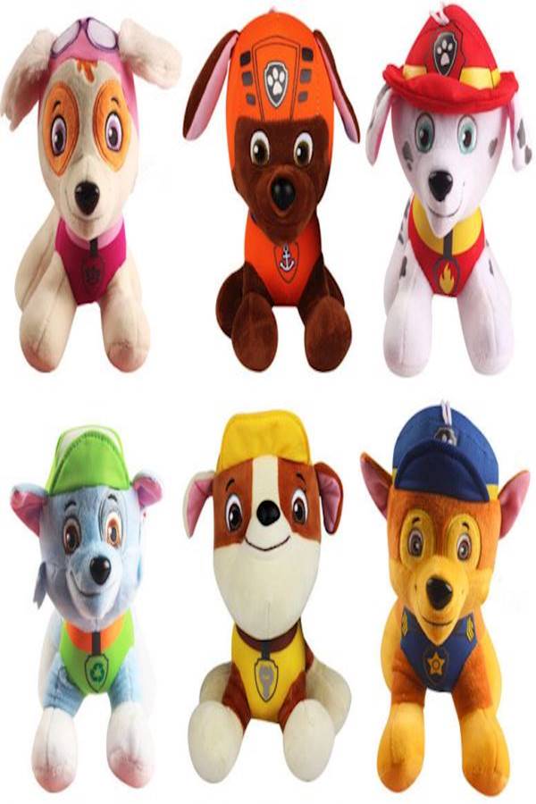 6 Pieces Dog Patrol Team Plush Toy -20cm
