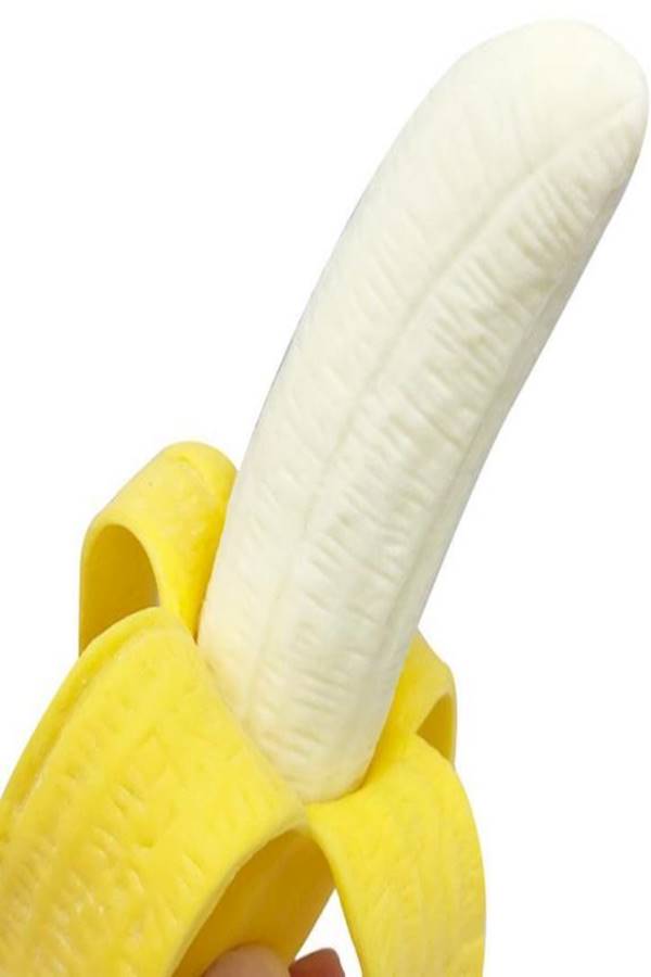 Generic Peeled Banana Plush Stuffed Toy 17inch  - Image 2