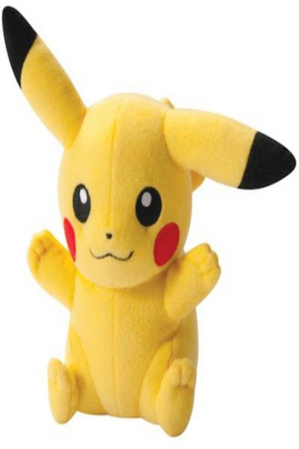 دمية محشوة بتصميم شخصية بوكيمون بيكاتشو من المسلسل الكرتوني "Pocket Monster" - Image 1