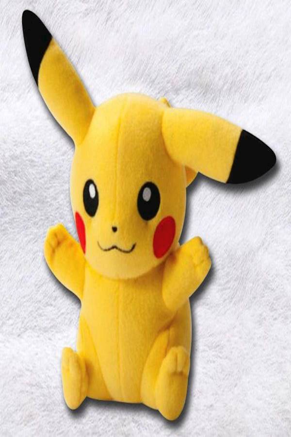 دمية محشوة بتصميم شخصية بوكيمون بيكاتشو من المسلسل الكرتوني "Pocket Monster" - Image 2