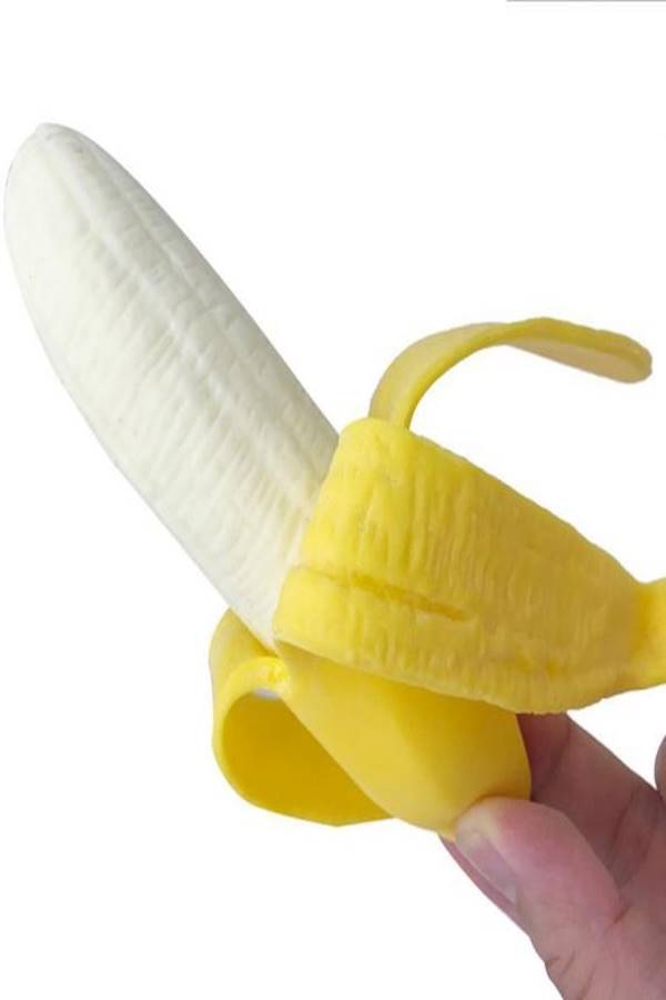 Generic Peeled Banana Plush Stuffed Toy 17inch  - Image 3