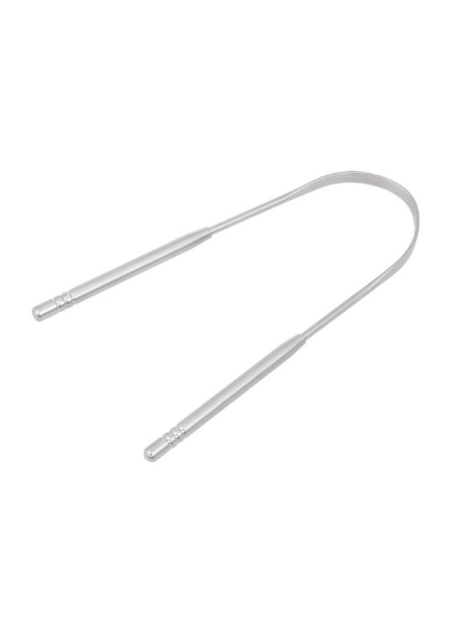 Generic Tongue Toothbrush Dental Oral Hygiene Care Tool Silver 0.028kg  - Image 2