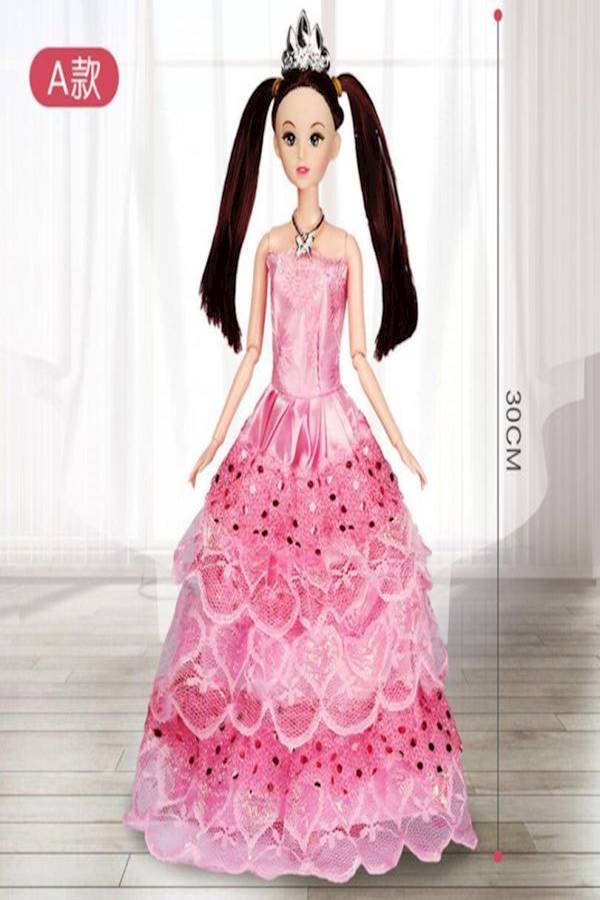 4-Piece Princess Wedding Dress Set For Barbie Doll - Image 5