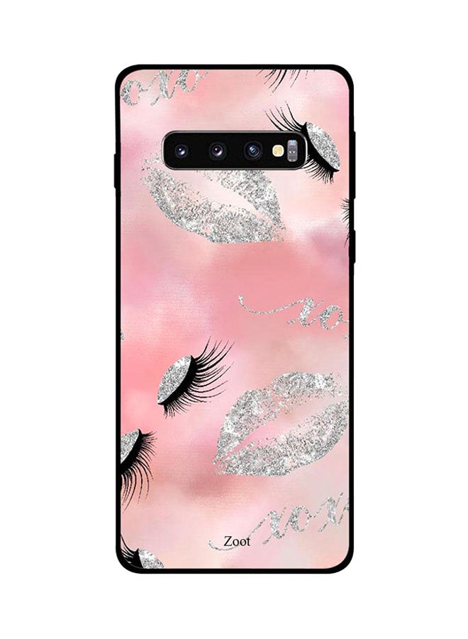 Zoot Case Cover For Samsung Galaxy S10 Sparkling Makeup Multicolour