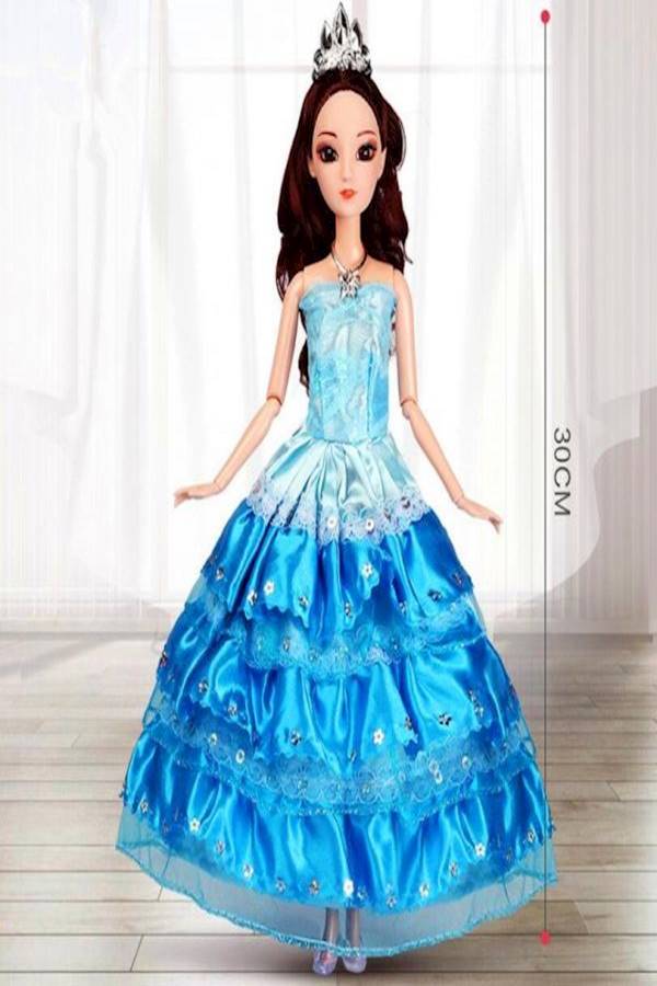 4-Piece Princess Wedding Dress Set For Barbie Doll - Image 4