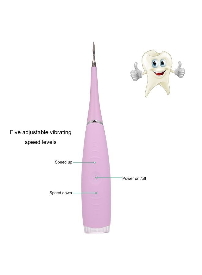 Generic - Portable Electric Sonic Dental Scaler Pink 0.186kg - Image 1
