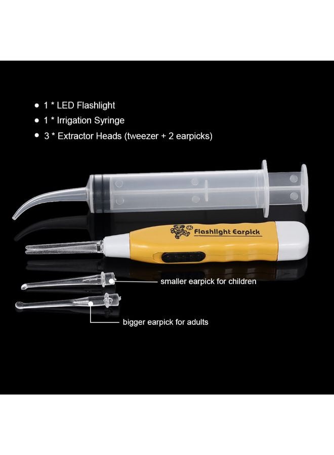 LED Light Earpick Tonsil Stone Remover Tool Transparent 0.026kg