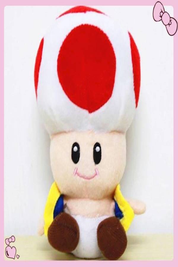 Super Mario Mario Bros. Mushroom Head Chinobio Plush Soft Toy - Image 5
