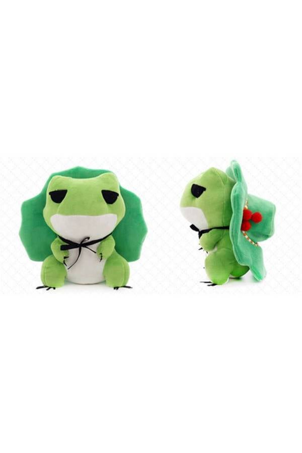 Cute Travel Frog Doll With Hat Stuffed Plush Soft Toy 23cm  - Image 2