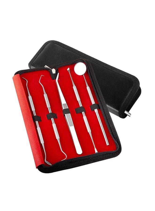 Generic - 5-Piece Dental Tool Kit Silver 0.142kg - Image 1