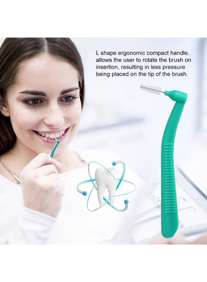 مجموعة أدوات لتنظيف مابين الأسنان مكونة من 15 قطعة أخضر 0.053كيلوجرام - Image 4