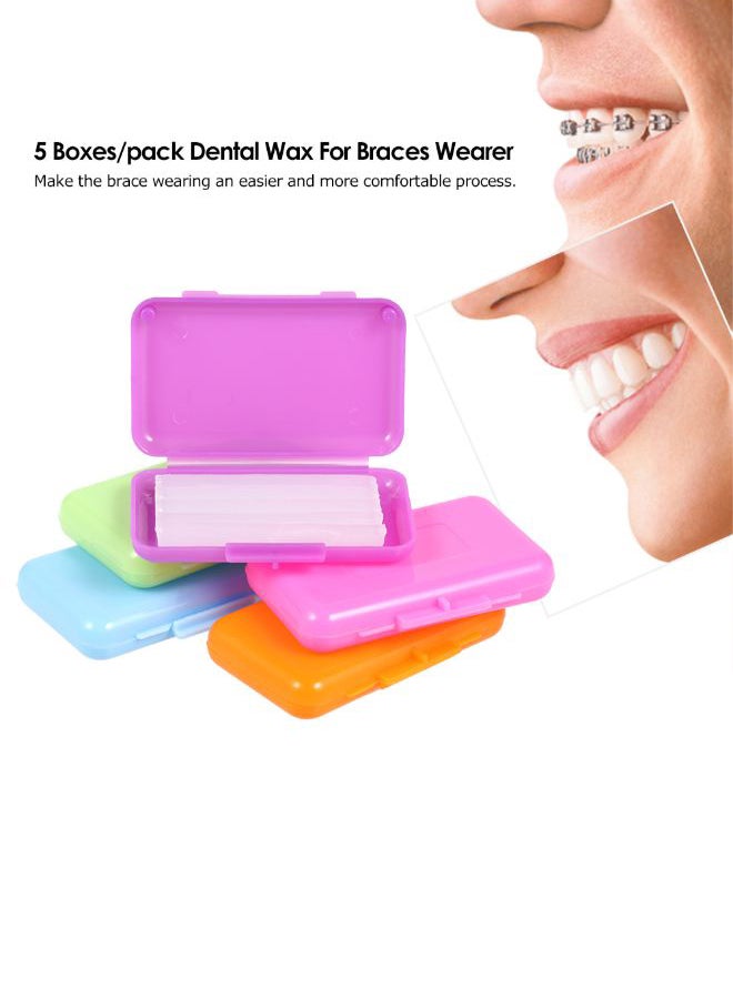 طقم شمع مهدئ لتهيج اللثة من 5 قطع متعدد الألوان 0.04كيلوجرام - Image 5