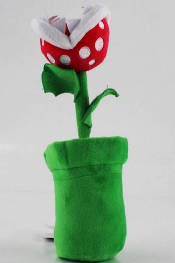 دمية محشوة على شكل وردة مفترسة من لعبة "Super Mario" 25سم - Image 5