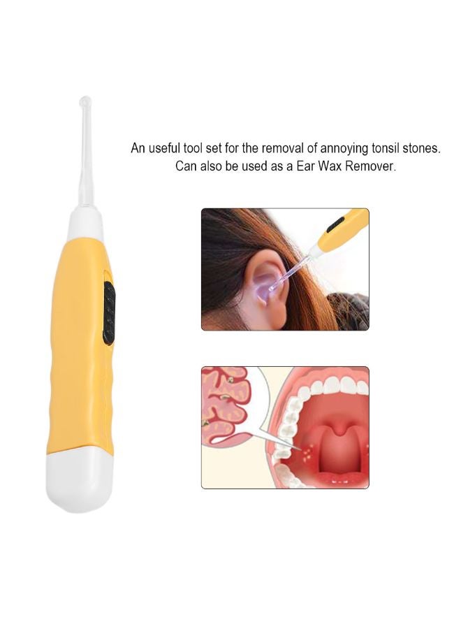 LED Light Earpick Tonsil Stone Remover Tool Transparent 0.026kg