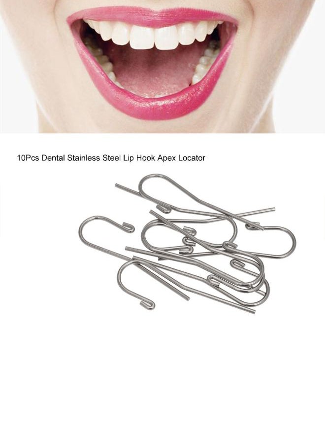 Generic 10-Piece Dental Lip Hook Apex Locator Canal Finder Teeth Tool  - Image 4