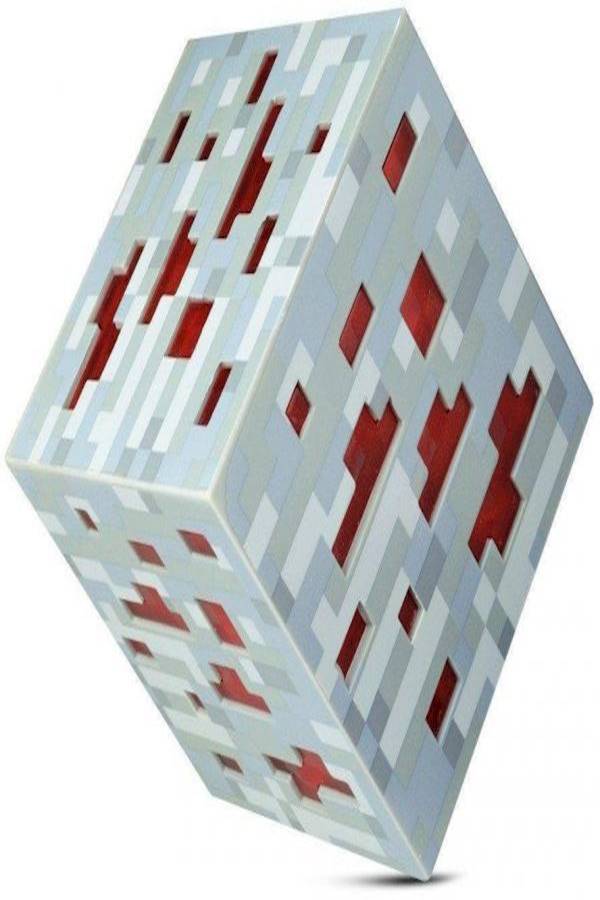 Generic - Minecraft Red LED Diamond Block Cube Light - Image 1