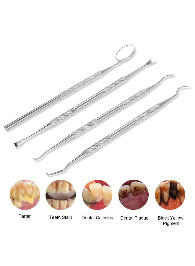 Generic 4-Piece Teeth Scraper Set For Personal And Professional Use  - Image 3