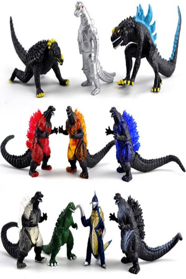 طقم مجسمات حركة من فيلم ’Godzilla’ مكون من 10 قطع - Image 1
