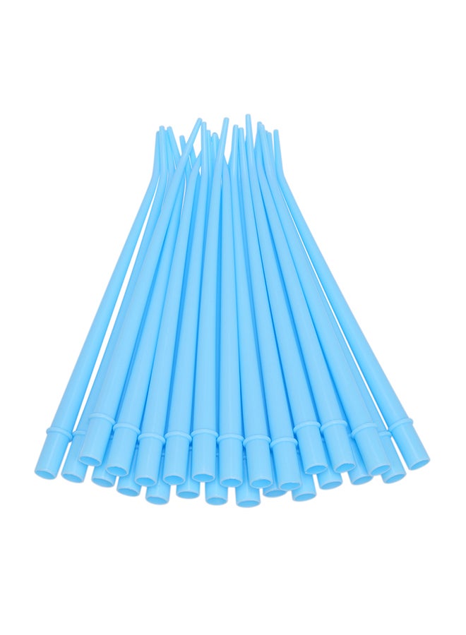 Generic - 25-Piece Dentist Dental Orifice Suction Tool Light Blue 80grams - Image 1